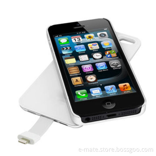 Detachable magnetic power bank for iPhone 5/5S, with slim shell case